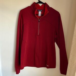 Patagonia Red Zip Up Sweater